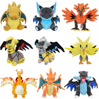 18 Styles Shiny Charizard Plush Toys Mega Evolution X & Y Charizard Soft Stuffed Animals Toy Doll Gift for Kids Decor