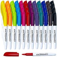 12pcs/sets Erasable Whiteboard Pen 12 Color Water-based Non-toxic Colored Whiteboard Pen Multi-color Optional Drawing Board Pen