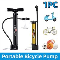 AliExpress NONE 1PC Bicycle Inflator Pump Portable Pedal Inflator Pump T-Shaped Handle Highway Mountain Bike Tire Inflator Bicycle Accessories