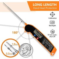 1Pc Digital Kitchen Food Thermometer Kitchen Tools Thermometer For Meat Water Milk Cooking Food Probe BBQ Electronic Oven