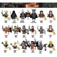 Medieval Elf Doll Nuoduo Elf Series Elf Warrior Elf Guard Mini Cartoon Model Small Particle Building Block Children's Toys