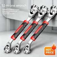 Hot-selling 52-in-1 Tool Set, Universal Ratchet Spline Bolt Socket, Manual Tool, 360° Multi-function Tiger Wrench