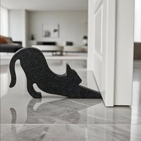 Cute Cat Dog Door Wedge Stopper, animal decorative style, scratch-resistant durable material for household entryway ornament use