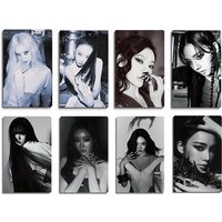 4PCS Kpop Hot Female Idol New Album "LEMONADE" HD Photocards KARINA NINGNING GISELLE WINTER Loma Cards Small Card Fans Gifts
