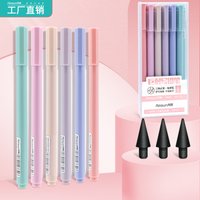 6Pcs/set HB Unlimited Writing Pencil No Ink Novelty Pen Art Sketch Painting Tool for Kids School Supplies Stationery