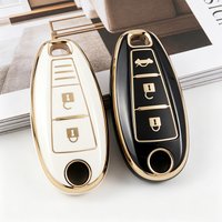 For Nissan Qashqai X-Trail T32 T31 Juke J10 J11 Kicks Tiida Pathfinder Note for Infiniti TPU Car Key Case Cover Shell