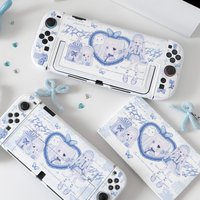 For Nintendo Switch 2 Protective Case Cute Split-Style OLED Controller Joy-Con Shell The Bracket Can Be Opened. Dock Compatible