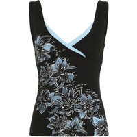 Retro Y2K Vintage Floral Camisole Women's Bold Color Block Strappy Sleeveless Chic Summer Fashion Tops