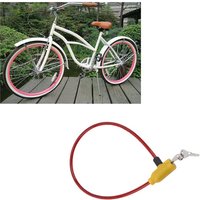 AliExpress Bicycle Safety Lock Metal Universal Anti-Theft Bicycle Lock Motorcycle Wire Lock Safety Cable with Keys Outdoor Bike Supplies