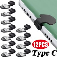 Silicone Anti-lost Dust Plugs Type C Charging Port Protector Stopper Cap Cover for Samsung Iphone 15 Pro Max 15 Plus Dustplugs