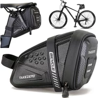 AliExpress NONE 1L Bicycle Saddle Bag EVA Hard Shell Refletive MTB Road Bike Saddle Bag Waterproof Seat Rear Tool Pouch Bag Cycling Accessories