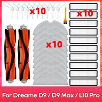 Fit For ( Dreame D9 Max, L10 Pro, D9 Pro, D9 Mistral Pro, Trouver Robot LDS Vacuum-Mop Finder ) Part Brush Mop Filter Water Tank