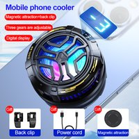 Magnetic Absorption Cooling Fan For Mobile Phone Cooler Fan Phone Three-gear Adjustable Phone Cooler For Games Processor Cooler
