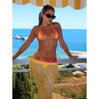 Lace 3Pcs Micro Bikini Set Sexy Women Swimsuit 2026 New Swimwear Female Push Up Swim Suit Bandeau Biquini Beachwear Bathingsuit
