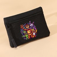 FNAF Mini Purse Five Nights At Freddys Cartoon Anime Pattern Printed Wallet Women Men Outdoor Portable Coin Purse Boys Girl Gift
