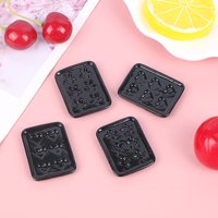 1/12 Dollhouse Miniature Accessories Mini Metal Plate Dollhouse Miniature Baking Tray for Doll House Decoration
