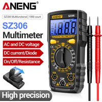 ANENG SZ306 Digital Multimeter Professional 1999 Counts AC/DC Voltage NCV Voltmeter Current Tester Resistance Car Repair Tools