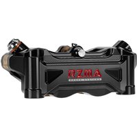 Motorcycle Oversized Radial Brake Caliper - CNC Forged with 100mm PCD Mounting Holes, Anodized Aluminum for Honda/Yamaha Style