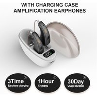 Rechargeable Mini Over-Ear Hearing Headphone parts Amplifier with Charging Case Type-C Low cost for deaf people elderly