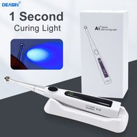 DEASIN New 1S Dental Curing Light Lamp LED Cordless Metal Head 1S Cure 4 Modes Dentistry Equipment
