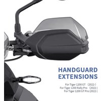 For Tiger 1200 Rally Pro 2022- For TIGER1200 GT Pro Motorcycle Accessories Handguard Hand Guard Extensions Protector Windshield