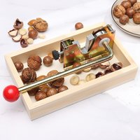 Macadamia Nut Opener Fresh Macadamia Walnut Shell Cracking Tool Raw Hawaiian Sheller Nut Fruit Opener Device
