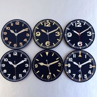 29mm Luminous Retro Dial Hand For Diving Watches Green Lume fit NH35 NH36 PT5000 SW200 Miyota 8215 Movement Dive Watch Men