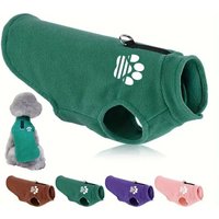 Cozy Fleece Dog Sweater - Winter Warmth for Small to Medium Breeds, Pullover Style Pet Apparel,small dog vest,cat vest