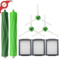 Hepa-Filter + Seitenbürste + Bürstenrolle für IRobot Roomba I7 E5 E6 Serie Roboterstaubsauger Ersatzteile
