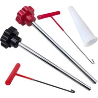 3pcs Car Valve Stem Tool Tire Valve Stem Puller Auto Tire Installation Tool T-Hook Car Puller Wheel Tire Remover Accessories