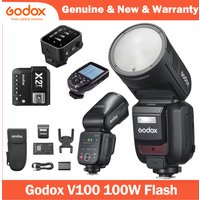 Godox V100 C/N/S/F/O TTL Li-ion Round Head On-Camera Flash for Canon Nikon Sony Fuji Olympus V100S V100C V100N V100F V100O