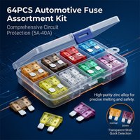 Mixed Color Standard Blade Car Fuse Kit Assorted Automotive Auto Blade Fuses Set for Car Truck Vehicle Replacement
