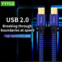 High Quality USB to USB Extension Cable USB A Male to Male 2.0 Extender For Radiator Hard Disk Camera USB Cable Extens Cable