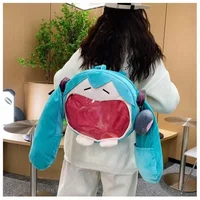 @&*New Hatsune Miku Large Capacity One Shoulder Pain Bag Cartoon Cute Plush Jk Lolita Funny Crossbody Bag Birthday Gift
