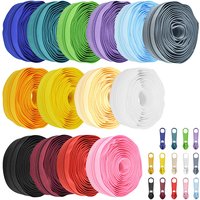Meetee 3# 5# Rainbow Nylon Zippers with Zips Slider 5/10M Sewing Closures Zipper At The Meter Bag Easy Repair Zip Replacement