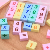 15pcs/lot Digital Eraser Little Rubber Writing Drawing Eraser Rubber Student stationery for Office School