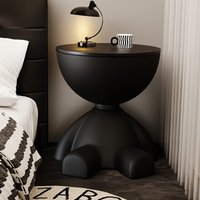 Creative bear shaped plastic bedside table,minimalist coffee table in small space,multifunctional bedside table,easy to assemble