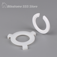 【S】5Pcs E27 To E14 Lampshade Lamp Light Shades Socket Reducing Ring Adapter Washer White Lamp Covers Accessories