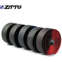 ZTTO 1Pair Perforated Breathable Non-slip Handlebar Tape Road Bike EVA/PU Soft Anti-Vibration Durable Wrap Bar Tape