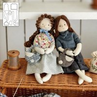 YOMDID 1pc Handmade DIY Drawing Patchwork Template DIY Girl Pendant Doll Design PET Sewing Stencil Sewing Accessories