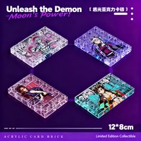 Demon Slayer Twelve Kizuki Akaza Muzan Kibutsuji Acrylic Standee Transparent Light Box Scene Display Figure Anime Merchandise