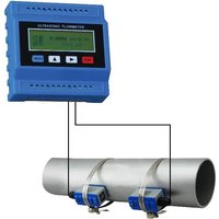 TUF-2000M Digital Modular Ultrasonic Flowmeter TS-2 TM-1 TL-1 Transducer Optional Measuring Range DN15-6000mm Water Speed Tester