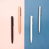 1Pcs Stylish and Smooth Writing Metal Ballpoint Pen for Business Office - Luxury Gift with Premium Quality Feel