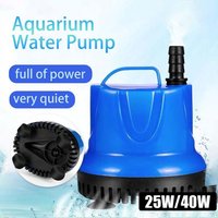 1Pcs New AC220V Aquarium Water Pump 5W-40W 3 in 1 Submersible Pump Bottom Suction Water Filter Pump Fountain Rockery Fish Tank