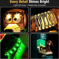 LED Lighting Set Suitable for LEGO Toy Story Slinky Dog Bookends 43301 Building Blocks