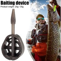 2PCS 3PCS Inline Flat Method Feeders for Carp Fishing with Bait Basket Feeder Set Fishing Tackle