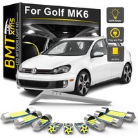 BMTxms 14Pcs Canbus For VW Volkswagen Golf MK6 6 VI GTI 2010 2011 2012 2013 2014 LED Interior Light Bulb Kit Reading Trunk Lamp