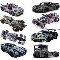 Technical Super Racing Car GT3 Corvette R8 F-1 The Iron Knights Truck Building Blocks DIY Champion Vehicle 42156 Bricks Toy Gift