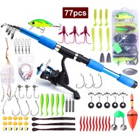 NGB 1.8/2.1m Telescopic Fishing Rod Reel Combo Full Kit Carbon Fiber Rod Pole Spinning Reel Fishing Bag Case Pesca Gear Set