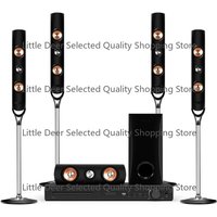 3D Surround Mini Home Theatre System Wireless BT 5.1 100W LED Display USB Function DVD Player-All